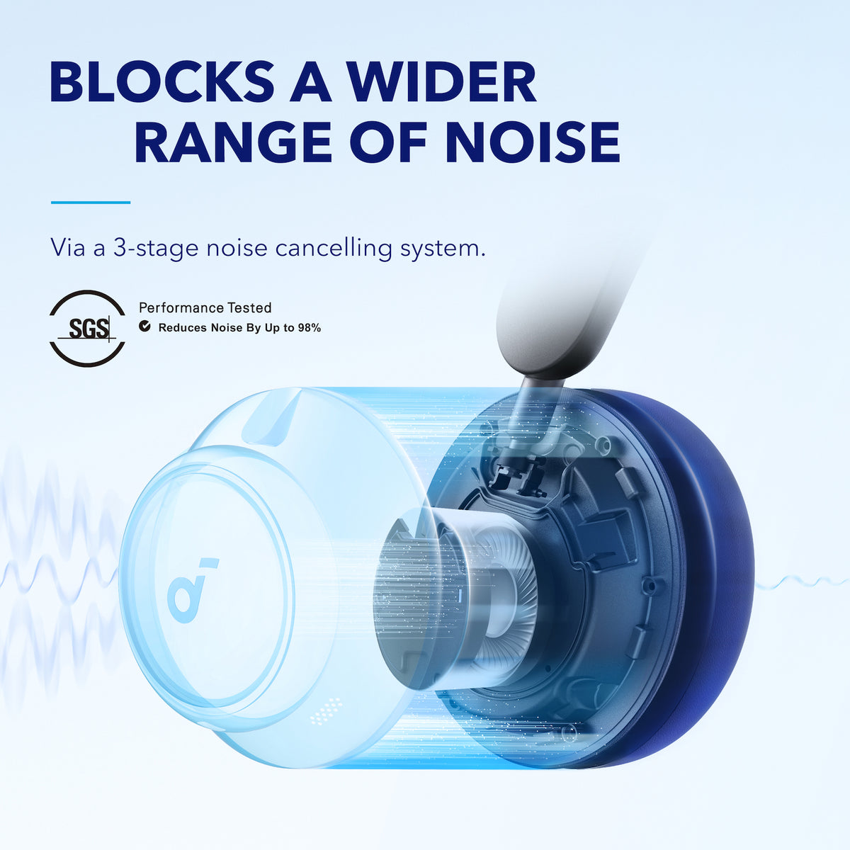 Słuchawki Soundcore Space Q45 Long-Lasting Noise Cancelling Czarne | HSZAOL397